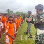 fun game cara satgas yonif 310 kk hadirkan keceriaan anak anak di perbatasan