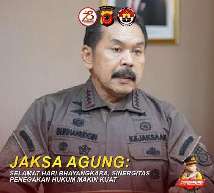 JAKSA AGUNG: SELAMAT HARI BHAYANGKARA, SINERGITAS PENEGAKAN HUKUM MAKIN KUAT 1 WhatsApp Image 2024 07 01 at 09.29.37