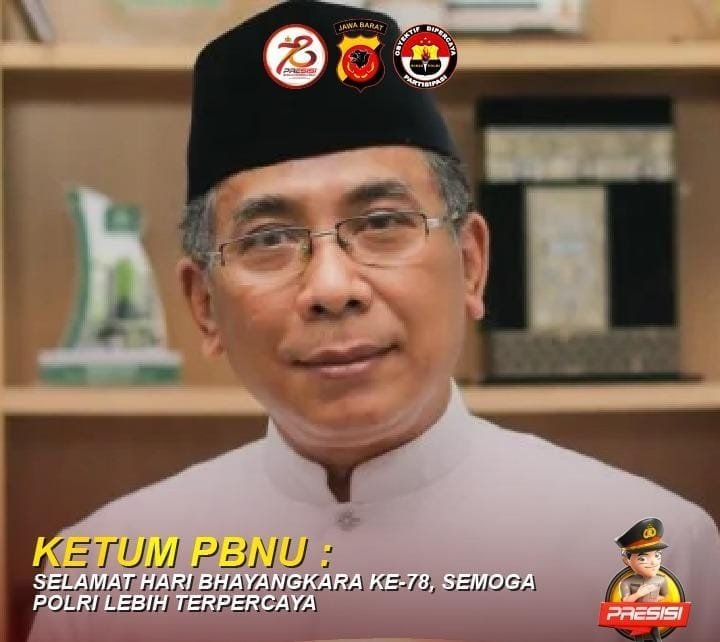 KETUM PBNU: SELAMAT HARI BHAYANGKARA KE-78, SEMOGA POLRI LEBIH TERPERCAYA 1 WhatsApp Image 2024 07 01 at 10.37.17