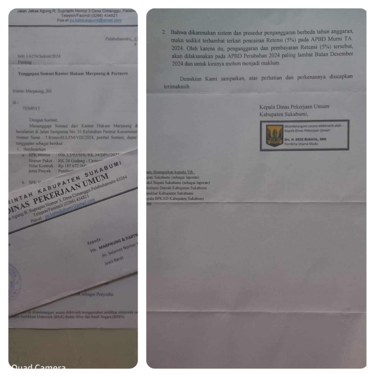 Diduga Dana Retensi 5% penyedia pada Dinas PU Kab. Sukabumi digunakan kepentingan Politik. 1 WhatsApp Image 2024 08 21 at 09.35.01