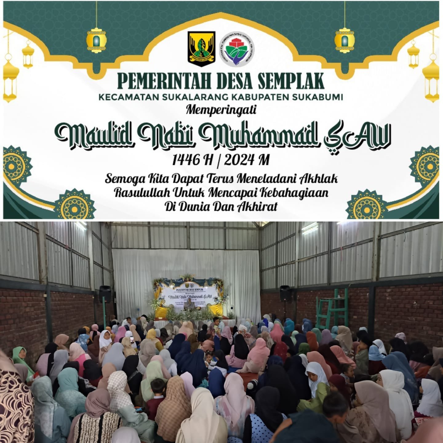 Pemerintah Desa Semplak Gelar Peringatan Maulid Nabi Muhammad SAW 1446 H di GOR Serbaguna 1 WhatsApp Image 2024 11 05 at 14.21.48