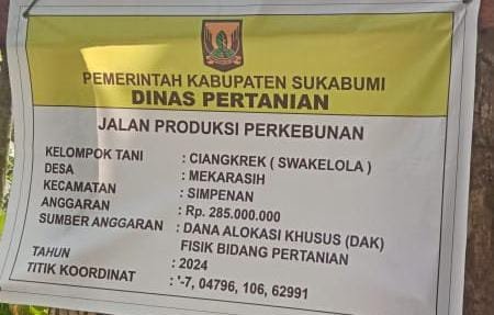 Pengerasan Jalan Ciangkrek Desa Mekarasih Dukung Kemajuan Pertanian di Kecamatan Simpenan 1 WhatsApp Image 2024 11 23 at 11.15.31