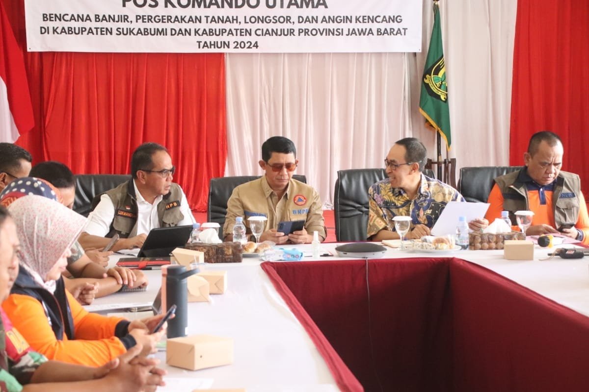 Evaluasi Penanganan Bencana di Kabupaten Sukabumi: Rakor Tanggap Darurat Bencana Dipimpin Kepala BNPB 1 470073880 972848794876959 3648308324916594782 n