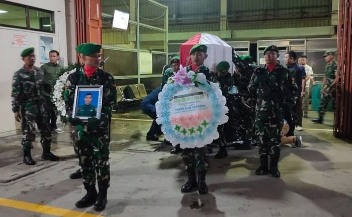 Kodam I/Bukit Barisan Berduka, Pratu Aan Saputra Meninggal Dunia Saat Bertugas di Perbatasan RI-Papua Nugini 1 Jajaran Kodam I Bukit Barisan