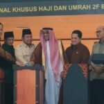 Presiden Prabowo Resmikan Terminal Khusus Haji-Umrah di Soekarno-Hatta, Komitmen Turunkan Biaya Ibadah prabowo resmikan terminal khusus haji dan umrah di bandara soetta dwidetikcom 1746345191634 169