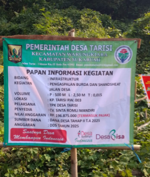 Pemdes Tarisi Realisasikan ADD 2025 untuk Pengaspalan Jalan Penghubung Antar-Kampung 1 Screenshot 2025 08 23 114950
