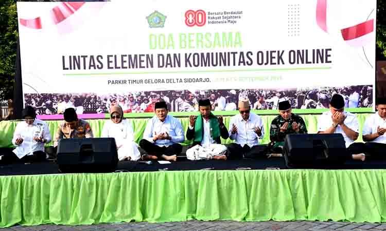 Ribuan Ojol Sidoarjo Ikut Doa Bersama, Bupati Subandi: Mari Jaga Rumah Kita 1 Bupati Sidoarjo Ajak Ojol Sidoarjo Jaga Sidoarjo 3