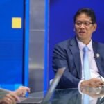 menteri keuangan republik indonesia purbaya yudhi sadewa menyampaikan pemaparan dalam program squawk box cnbc indonesia di jak 1760060873842 169