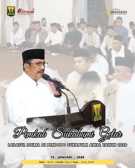 Pemkab Sukabumi Gelar Lailatul Ijtima Awal 2026, Perkuat Ukhuwah dan Kerukunan Umat 1 615693908 18325507822221373 4652127622961122517 n