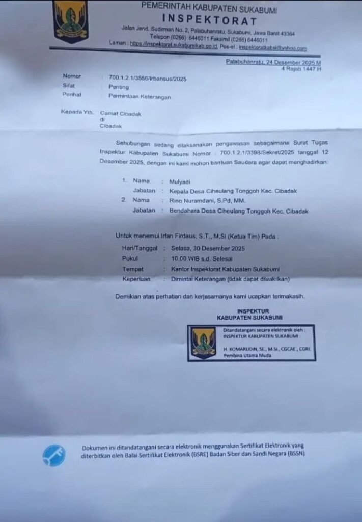Inspektorat Masih Periksa Dugaan Penyimpangan Dana Desa Ciheulang Tonggoh, Masyarakat Soroti Transparansi 3 WhatsApp Image 2026 06 16 at 8.48.12 AM