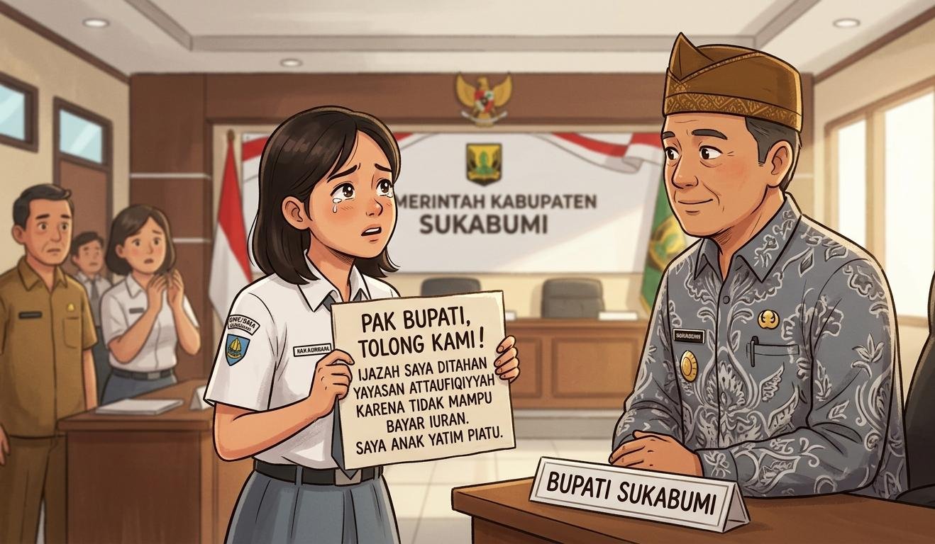 Skandal Penahanan Ijazah? Puluhan Siswa Yatim dan Miskin di YPI Attaufiqiyyah Minta Perlindungan Bupati 4 WhatsApp Image 2026 06 17 at 9.06.52 AM 1