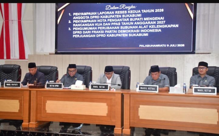 DPRD Kabupaten sukabumi Gelar Rapat Paripurna,"Agenda Penyampaian Hasil Reses Kedua Tahun 2026" 4 WhatsApp Image 2026 07 10 at 9.46.01 AM