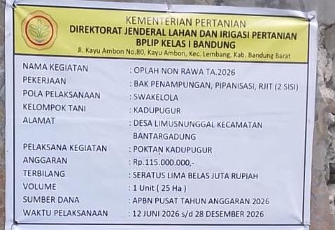 Poktan Kadupugur Laksanakan Program Oplah Non Rawa dan PJIT 2026, Dukung Ketersediaan Air Irigasi bagi Petani 2 WhatsApp Image 2026 08 02 at 8.46.31 PM