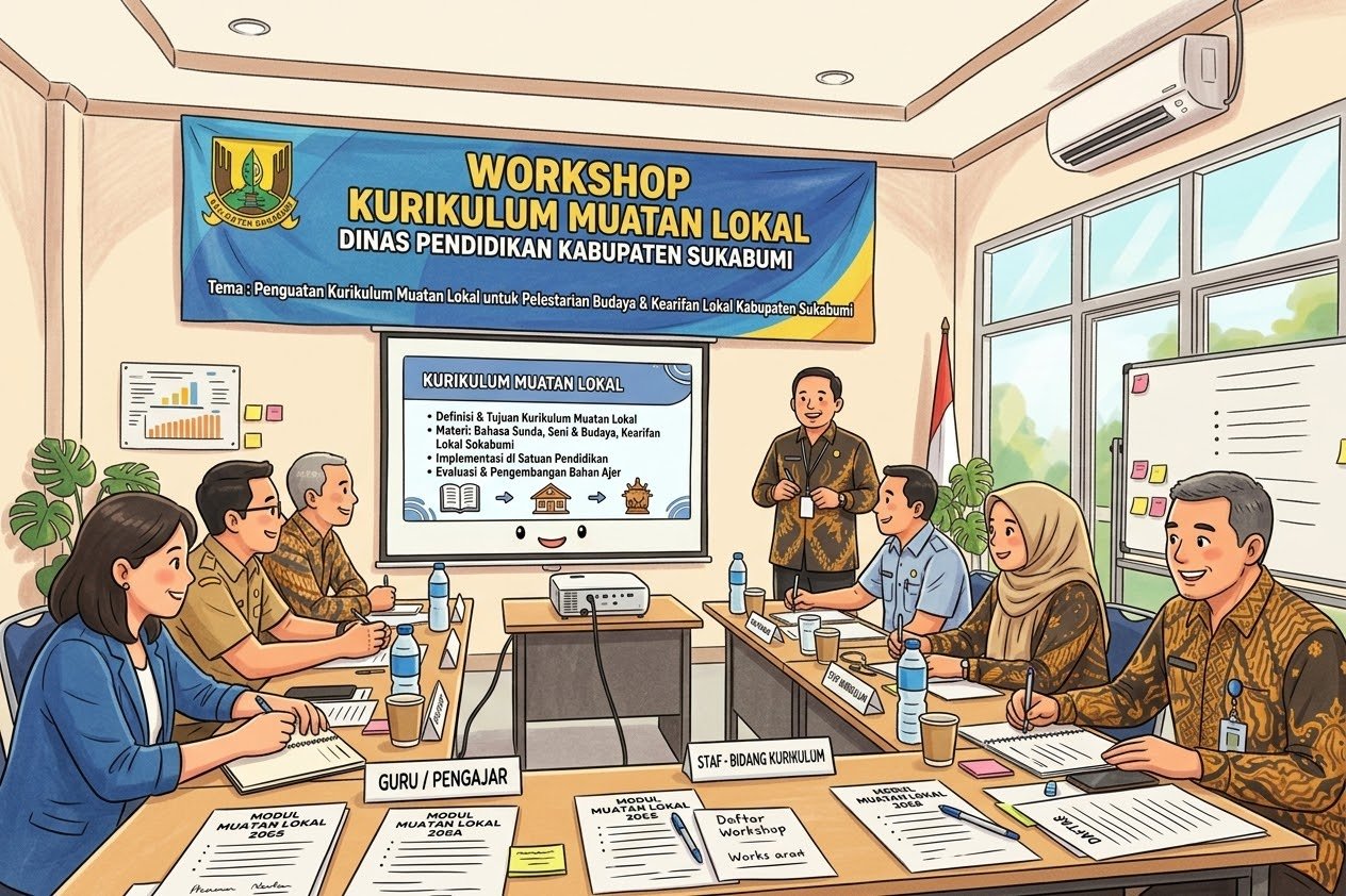 Publik pertanyakan anggaran workshop Program pengembangan kurikulum Dinas Pendidikan Kabupaten Sukabumi tahun 2025. 1 WhatsApp Image 2026 10 05 at 11.30.52